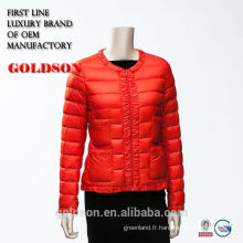 2017 élégante veste rouge chaude et super chaude avec doublure et dentelle
